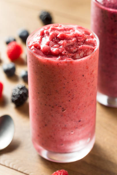 istock Organic Healthy Berry Smoothie 1251384100
