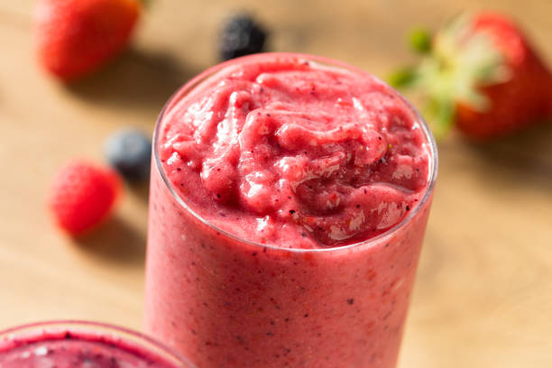 istock Organic Healthy Berry Smoothie 1251384435