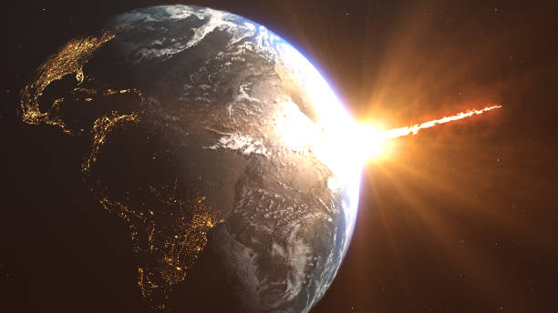 istock Meteor impact on planet Earth 1251385583