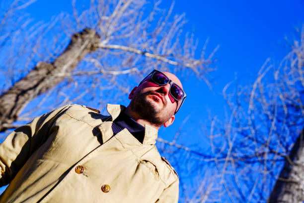 Outdoor portrait of young man