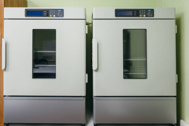 Laboratory scientific incubator with thermal control system Laboratory scientific incubator with thermal control system. drying photos stock pictures, royalty-free photos & images