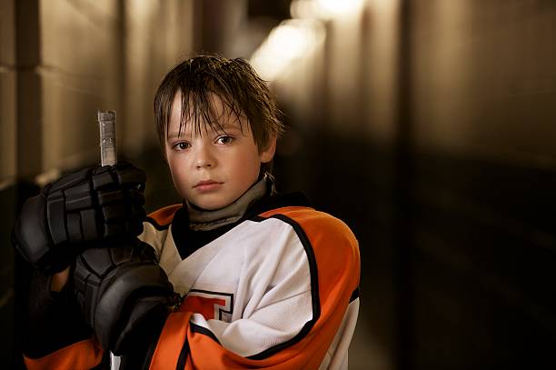 청소년 hockey player - ice hockey child childhood little boys 뉴스 사진 이미지