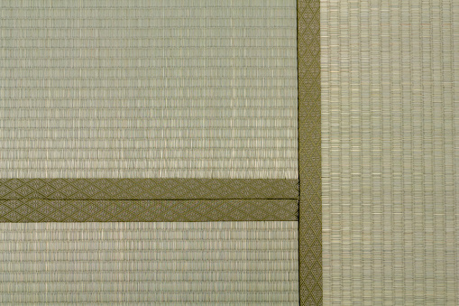 Texture of tatami and edges