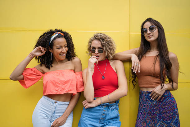 istock Gorgeous seductive mixed-race group of women 1251407985