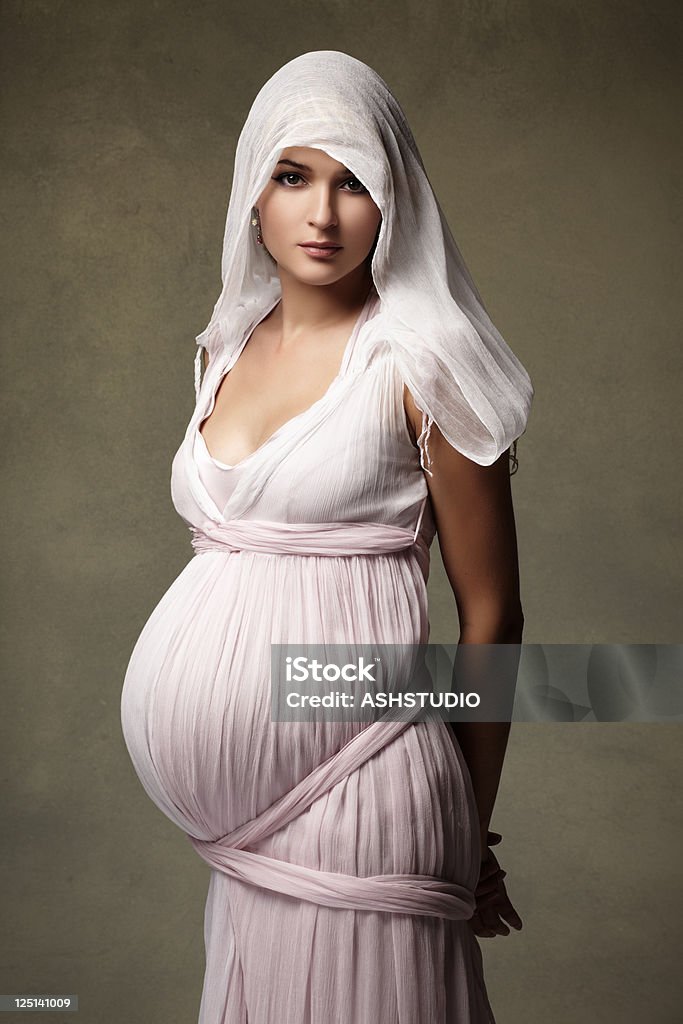 Портрет беременной женщины - Стоковые фото Атрибут человека роялти-фри