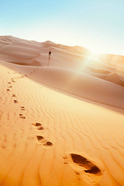 Desert Hiker Rub' al Khali of Abu Dhabi, UAE