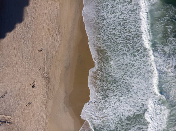 istock Top down aerial view of Ipanema beach 1251415154