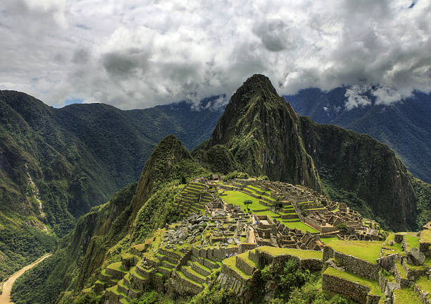 마추픽추 hdr - mt huayna picchu 뉴스 사진 이미지