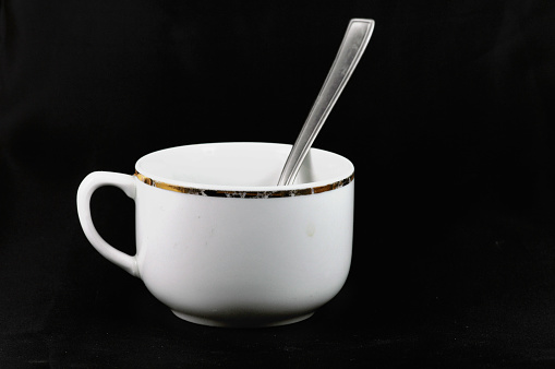 Picture of a cup on a dark background