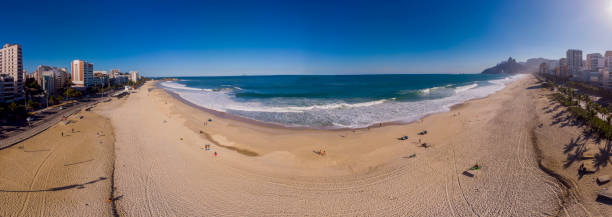 istock Wide panorama of Ipanema and Leblon beach 1251416871