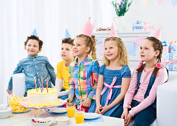 istock Children at birthday party 125141705