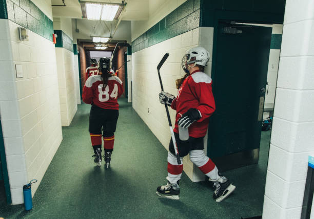 istock Women's Ice Hockey Team Pre Game 1251422912