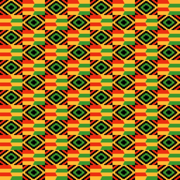 Kente cloth Vectors & Illustrations for Free Download