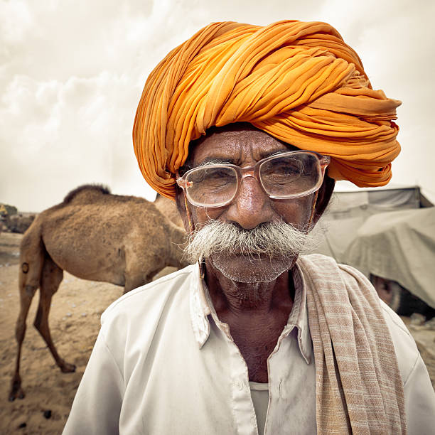 istock Indian Camel Merchant India Real People Portrait Series 125142789