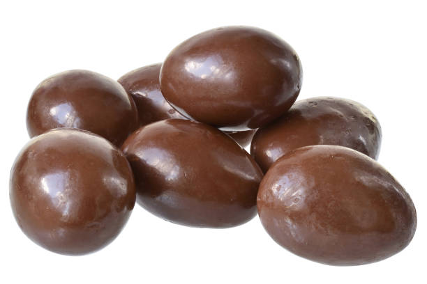 istock Chocolate balls close up isolated 1251430256