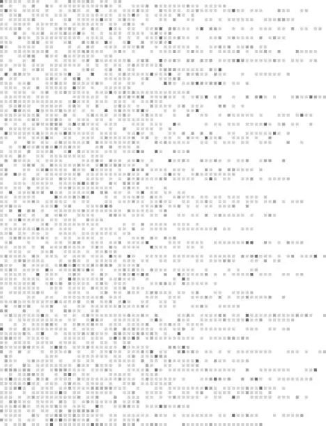 Vector illustration of loose data pixels