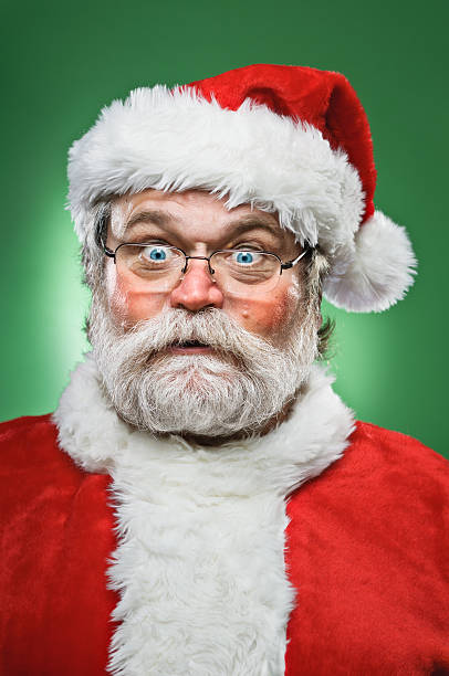 Cookoo Santa Claus stock photo