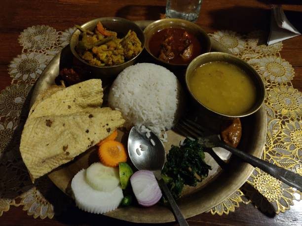 istock traditional Nepalese Thakali meal 1251434301