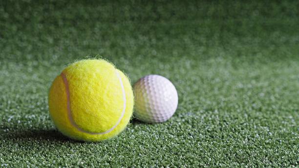 istock Golf and Tennis balls 1251434316
