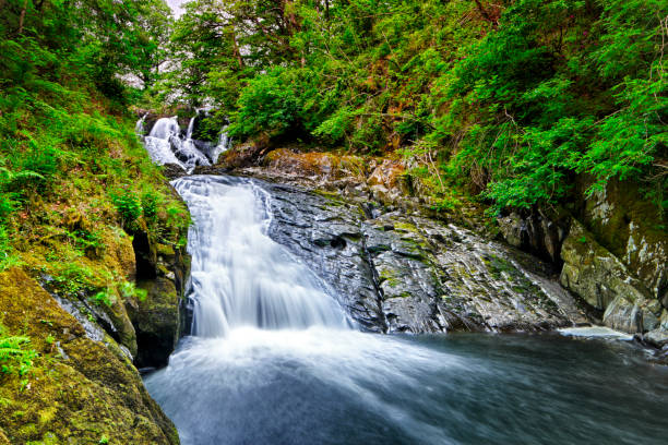 Swallow Falls Waterfall, Snowdonia, Wales