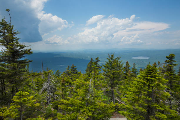 istock Storm clouds from the summit of Mt. Kearsarge. 1251436082