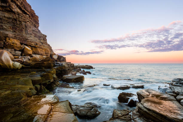 istock Sunset Scape along Pacific Coast in Australia 1251436972