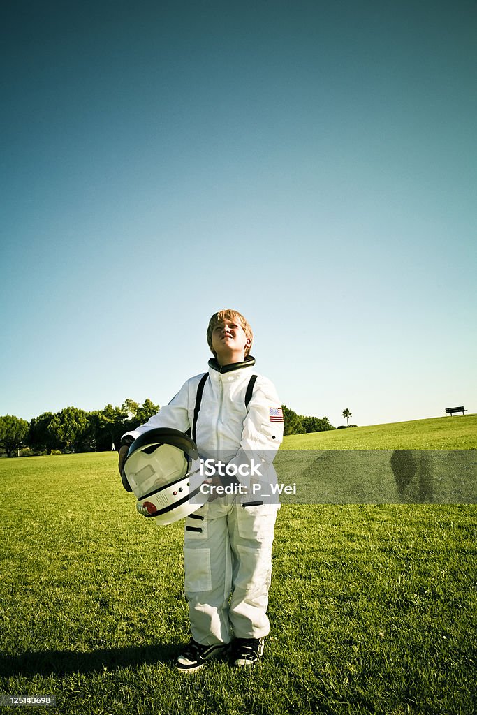 Quer ser um astronauta - Foto de stock de Criança royalty-free