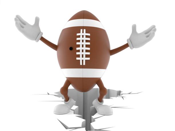 istock Rugby character standing on cracked ground 1251444471