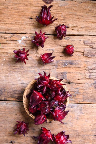 istock Hibiscus sabdariffa or roselle fruits 1251445358
