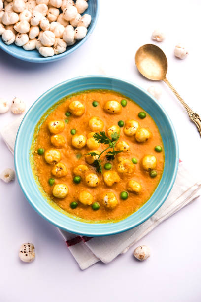 istock Lotus Seeds Peas Curry or Phool Makhana Masala Sabzi 1251449774