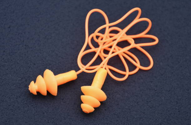 istock orange EAR PLUGS, FOAM, CORDED, EACH 1251453391