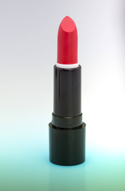istock red or scarlet lipstick on white background 1251453442