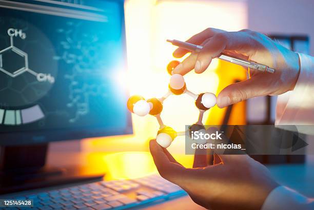 Molecular Structure Stock Photo - Download Image Now - Molecular Structure, People, Engineer