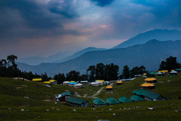 istock Camps in evening in Chopta, Uttrakhand,India 1251454865