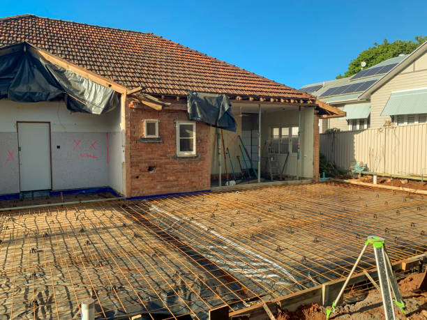 istock Concrete Slab Preparation For a House Renovation 1251454891