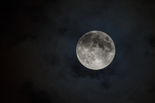 Image of the moon during the Penumbral Lunar Eclipse