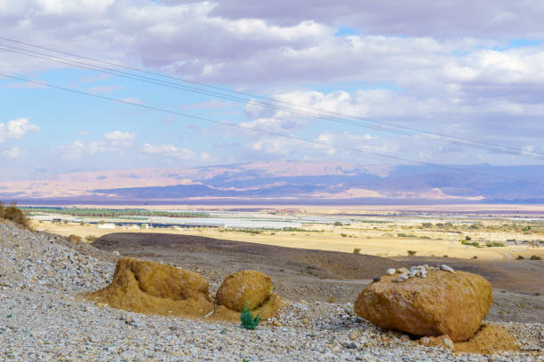 istock Countryside and desert landscape near Ein Yahav 1251457140
