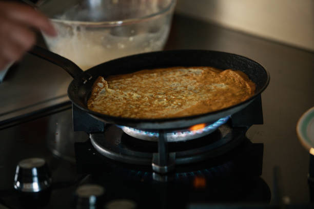 istock Cooking pancakes in the kitchen 1251464682