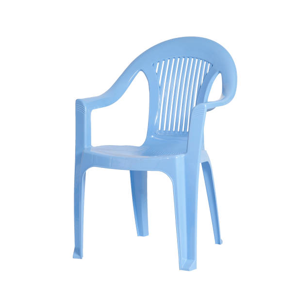 istock Plastic furniture, chair, table, stool in white background 1251470188