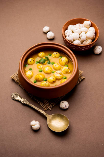 istock Lotus Seeds Peas Curry or Phool Makhana Masala Sabzi 1251470557