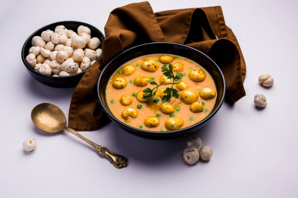 istock Lotus Seeds Peas Curry or Phool Makhana Masala Sabzi 1251470764
