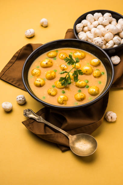 istock Lotus Seeds Peas Curry or Phool Makhana Masala Sabzi 1251470976
