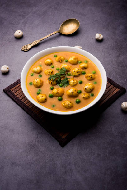 istock Lotus Seeds Peas Curry or Phool Makhana Masala Sabzi 1251471338