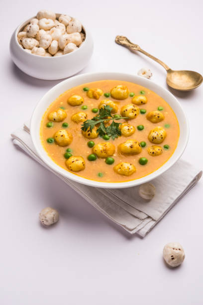 istock Lotus Seeds Peas Curry or Phool Makhana Masala Sabzi 1251471713