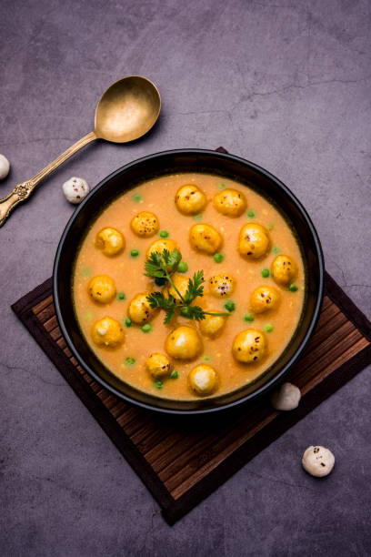 istock Lotus Seeds Peas Curry or Phool Makhana Masala Sabzi 1251471853