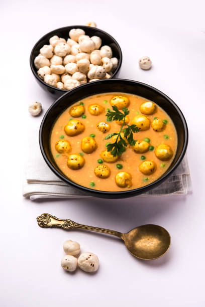 istock Lotus Seeds Peas Curry or Phool Makhana Masala Sabzi 1251472139