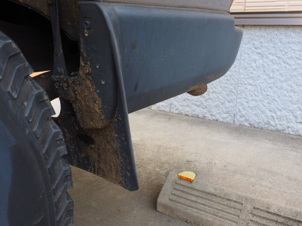istock mud or splash guard of truck 1251472608