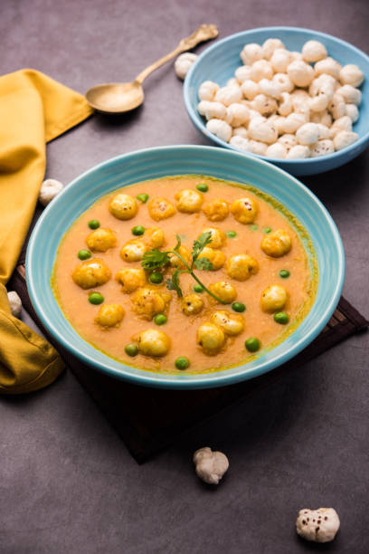 istock Lotus Seeds Peas Curry or Phool Makhana Masala Sabzi 1251472611