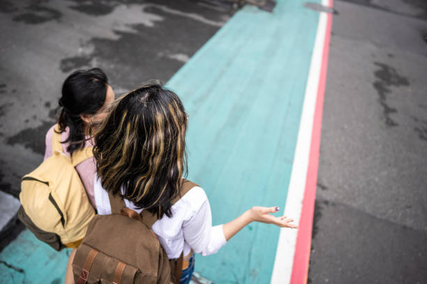 istock Two Taiwanese exchange students walking to university 1251479141
