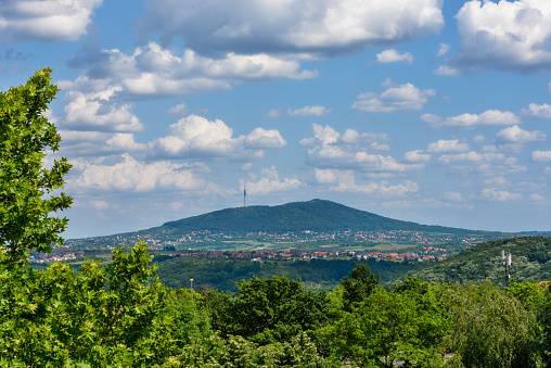 Avala mountain and tv tower near Belgrade.